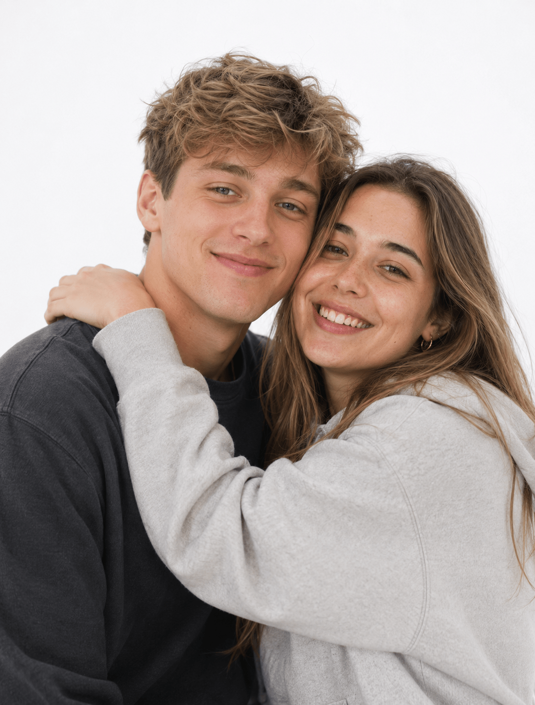 fotos pareja en estudio